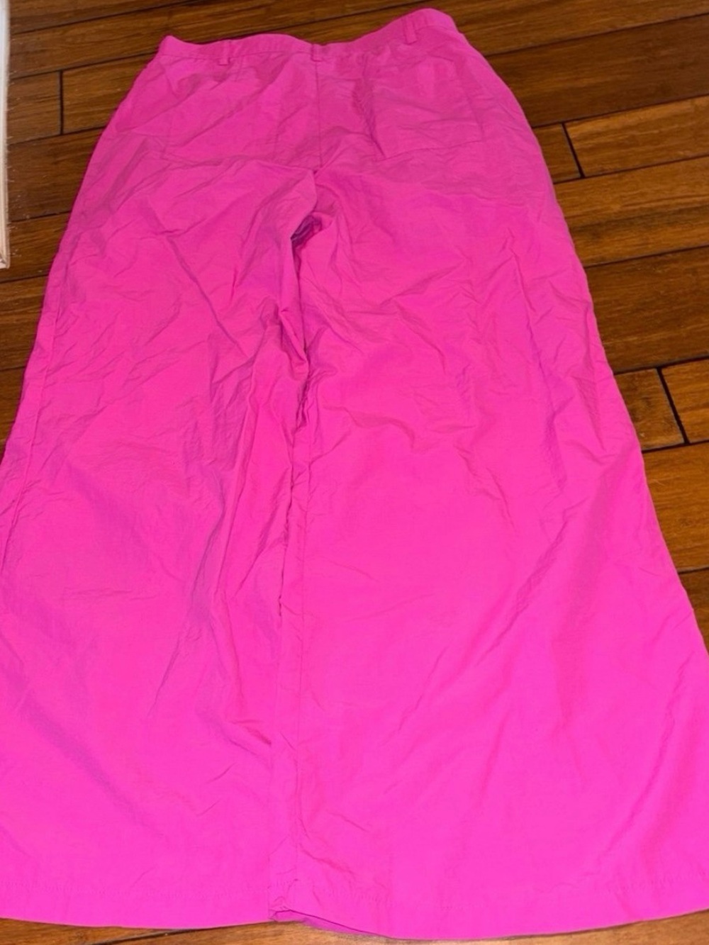 Wide Leg Cargo Pants in Hot Pink - Picture 4 of 4